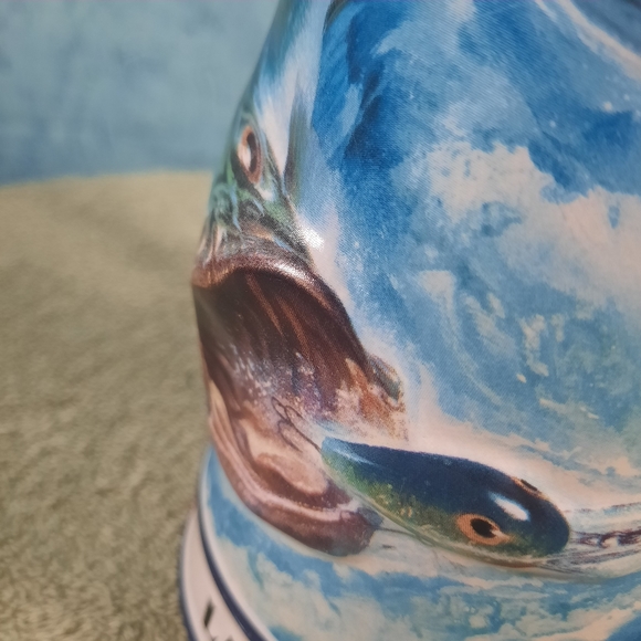 Budweiser Anglers Edition Largmouth Bass Numbered Stein Mug - Picture 5 of 7